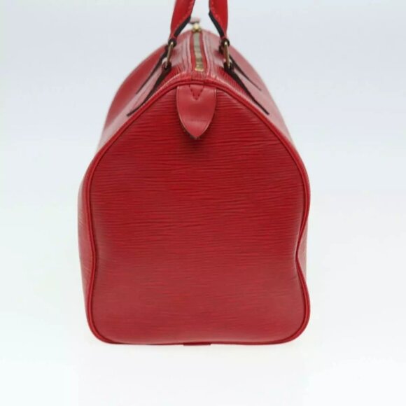 LOUIS VUITTON Epi Speedy 35 Hand Bag Castilian Re - Picture 9 of 16